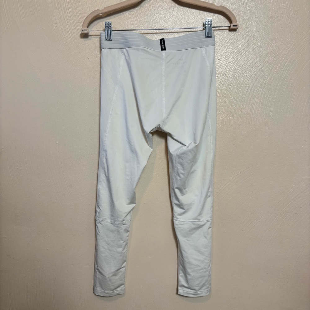 Nike Pro Mens Leggings Dri Fit Tight Fit Athletic Layer White Size Small - Picture 4 of 6